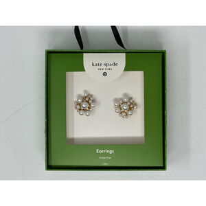 Kate Spade x Target Pearl Cluster Stud Earrings NEW